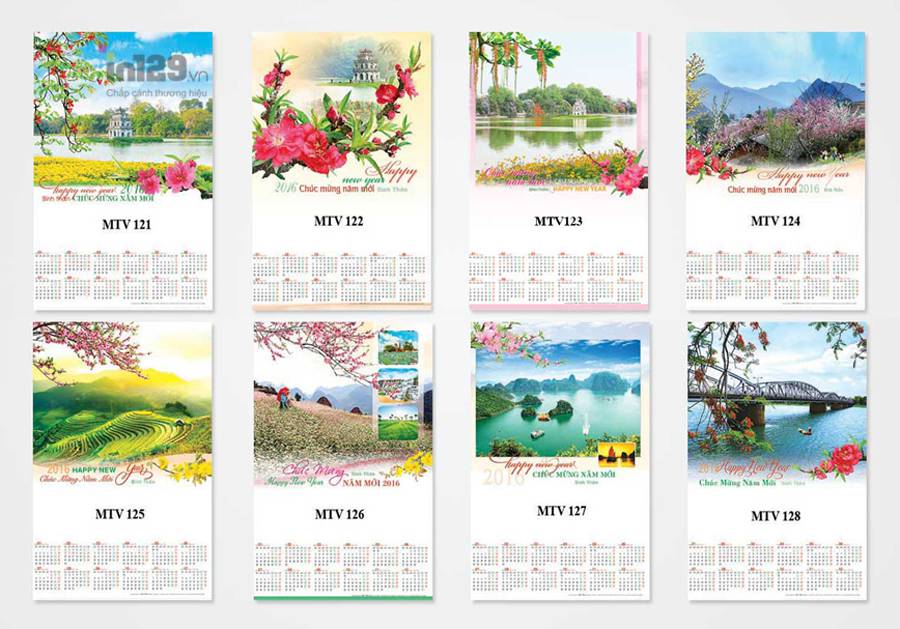 In lịch tết giá rẻ tại Huế